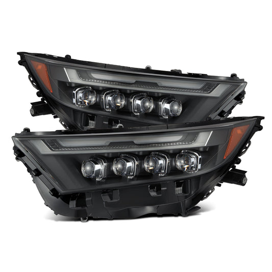 AlphaRex 880858 2019-2023 Toyota RAV4 NOVA LED Projector Headlights Black