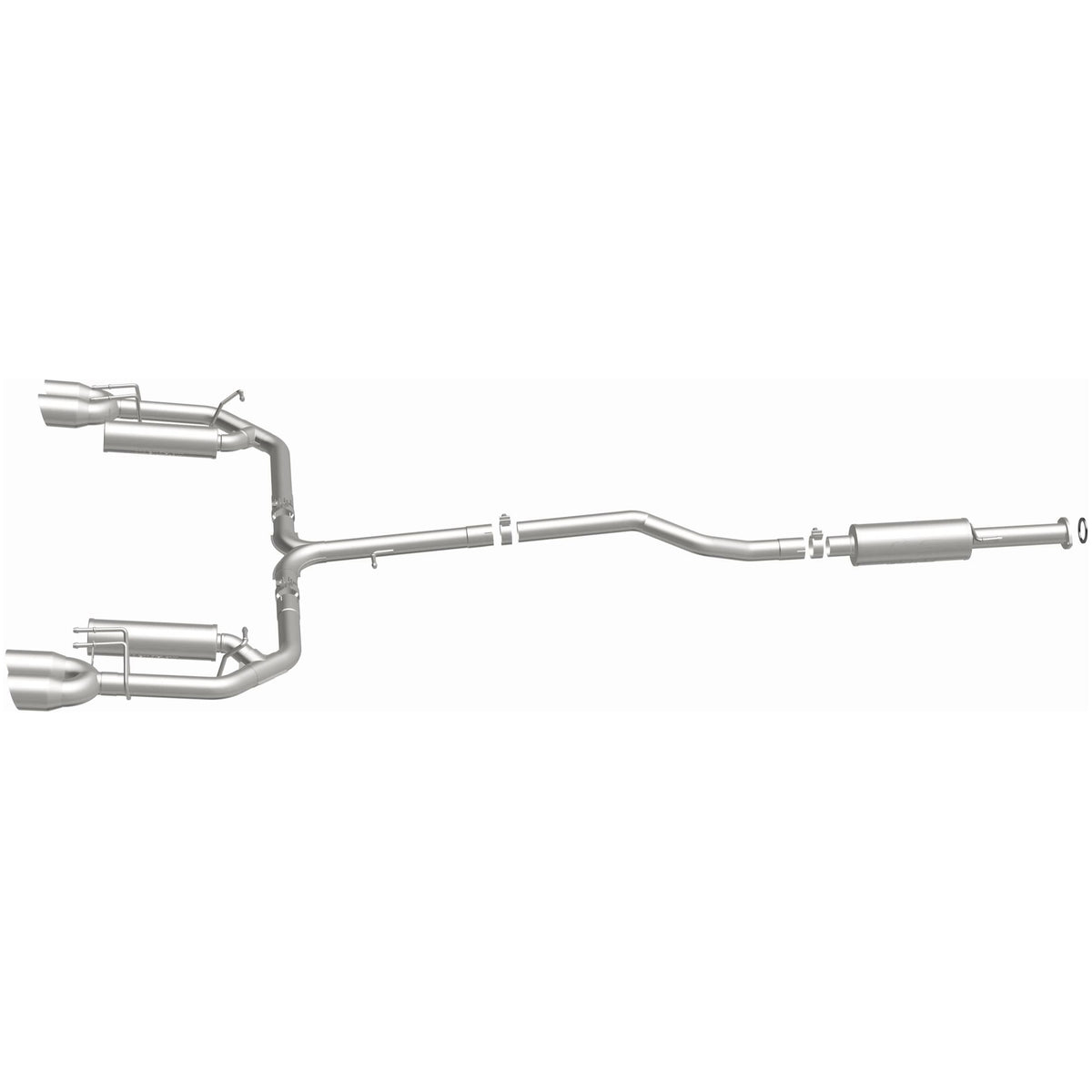 MagnaFlow 19411 Street Series Cat-Back Exhaust System - 2018-2024 Toyota Camry XSE 3.5L
