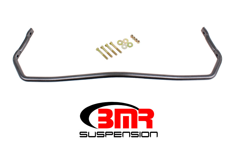 BMR 1978-1987 G-Body Rear Solid 1.0in Sway Bar Kit - Black Hammertone