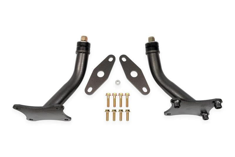 BMR 2016-2024 Chevrolet Camaro (6th Gen) Motor Mount Kit with Solid Bushings - Black Hammertone