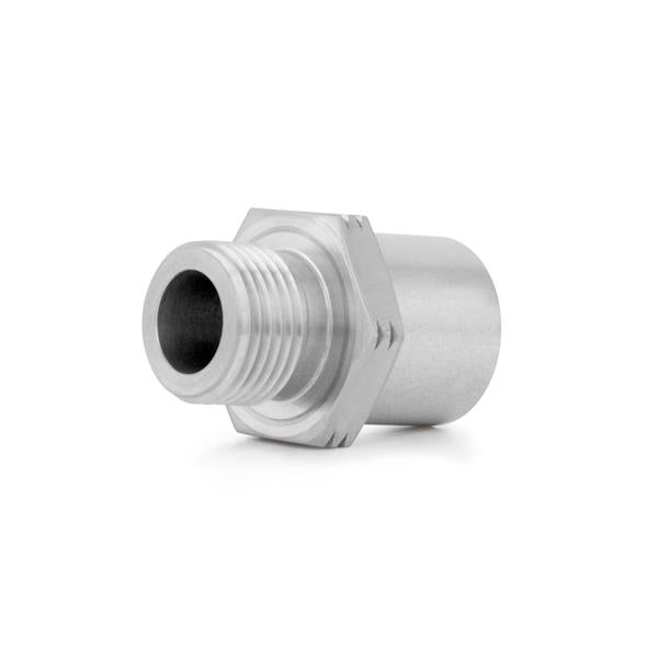 Mishimoto Stainless Steel Sandwich Plate Adapter, 3/4in -16UNF - #MMSPA-3416