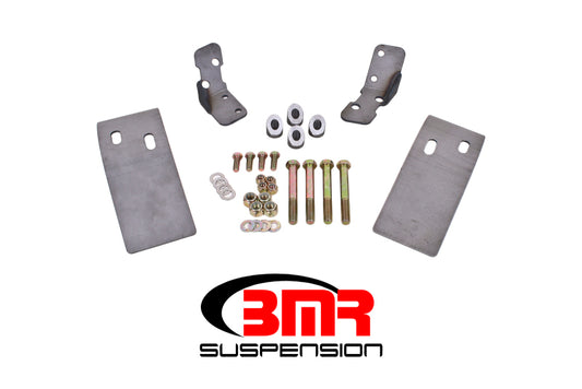 BMR 1979-2004 Fox Mustang Plate Style Torque Box Reinforcement Plates Upper Only - Natural