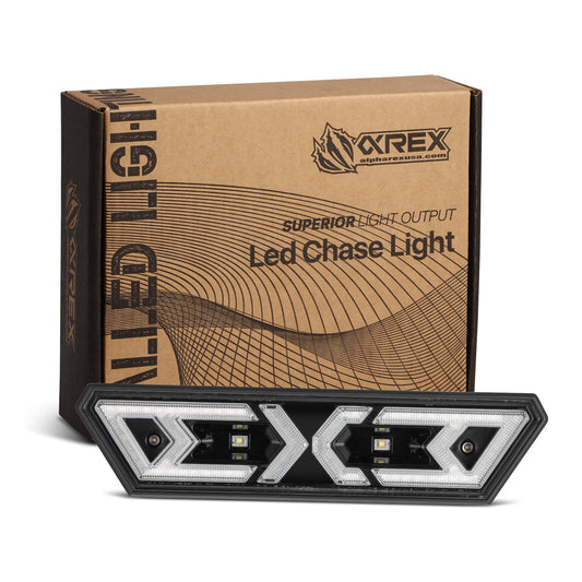 AlphaRex 940020 Arrow-X Universal Multi-Functional Off-Road LED Chase Light - Black