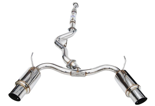 Invidia HS08STIGTP 08-14 Subaru STI 11-14 WRX Hatchback Dual N1 S.S.Tips Cat-Back Exhaust