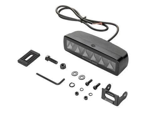 HELLA 358176211 Black Magic 6 LED Mini Light Bar - Spot Beam