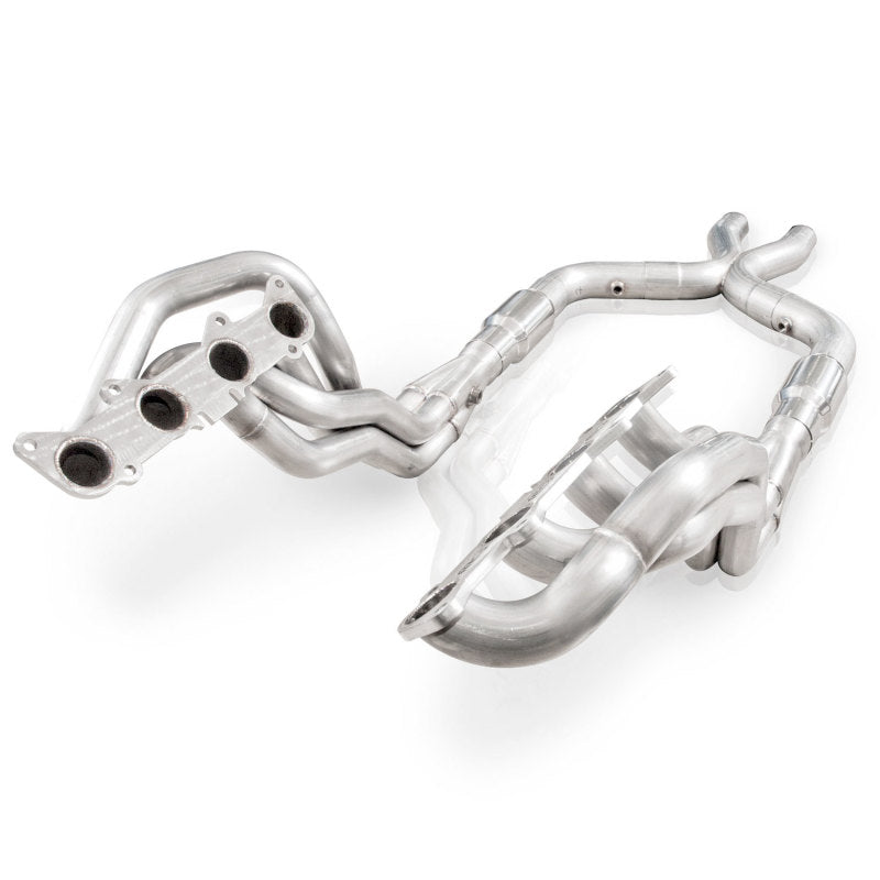 Stainless Works for 2011-2014 Mustang GT Headers High-Flow Cats 3in X-Pipe SM11HCATX