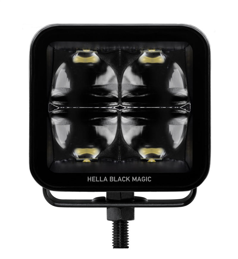HELLA 358176821 Black Magic 3.2in LED Cube Kit - Spot Beam