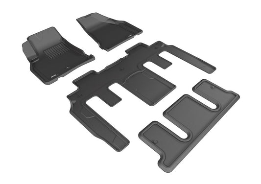 3D MAXpider Kagu Front & Rear Floor Mats for 2008-2017 Buick Enclave