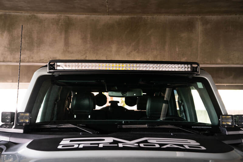 DV8 21+ Ford Bronco Curved Light Bracket for 12 3in. Pod Lights - #LBBR-03