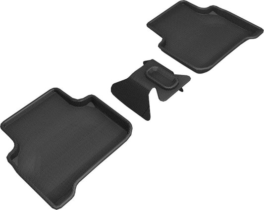 3D MAXpider Kagu Rear Floor Mats for 2019-2024 Audi Q3