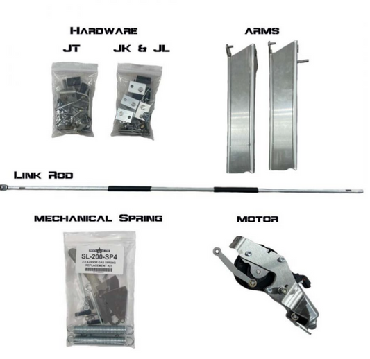 Rock Slide Engineering Rebuild Kit for Gen2 Step Sliders - JT 4 Door Driver Side