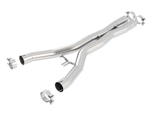Borla 60548 2014 Chevy Corvette Stingray X-Pipes (Smog Legal Cut and Clamp) - #60548