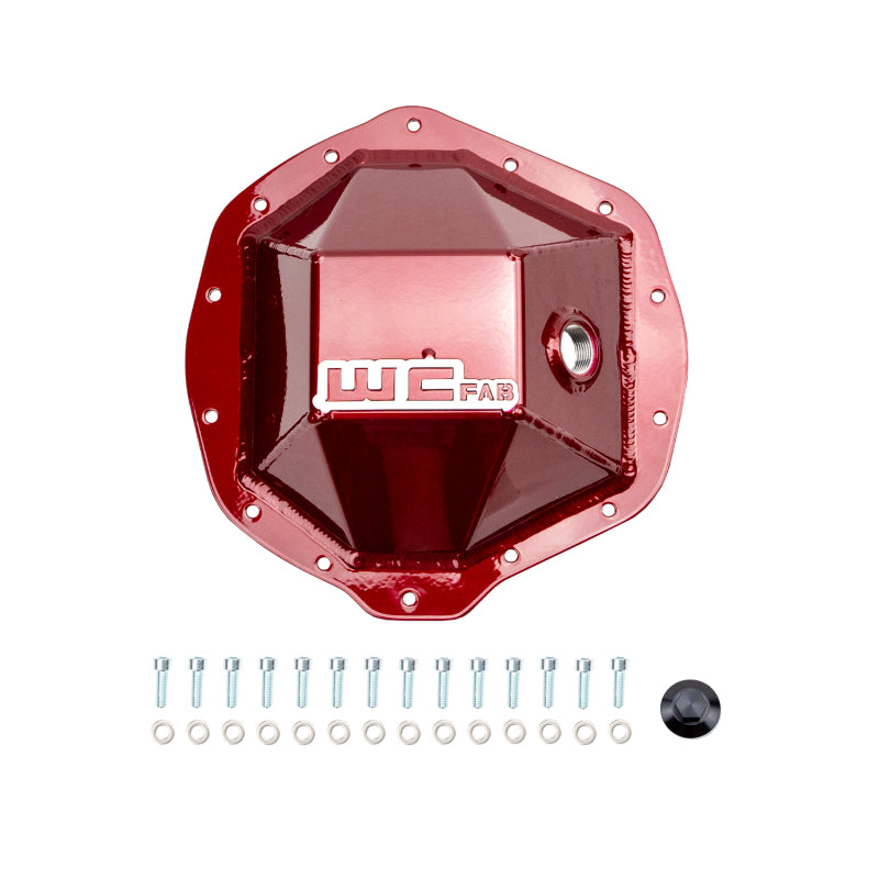 Wehrli Custom Fabrication WCF100113-GB 11.5in AAM Rear Differential Cover Gloss Black for Chevrolet / GMC Duramax and Dodge / Ram Cummins