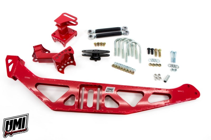 UMI Performance 2080-300-R Fabricated Watts Link 3in Axle Tubes Red