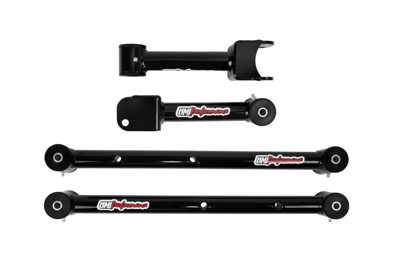 UMI Performance 301516-B Upper/Lower Control Arms Black for 1978-1988 GM G-Body