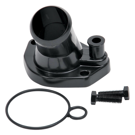 Edelbrock 48143 Steel Water Neck for Ford Small Block Windsor - Black