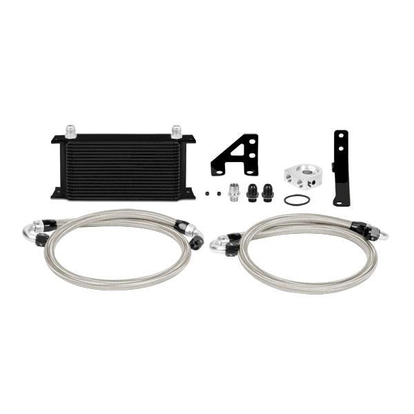 Mishimoto 15 Subaru STI Oil Cooler Kit - Black - #MMOC-STI-15BK