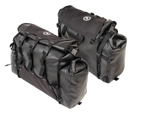 Giant Loop RTW23-B Round the World Panniers 90+L Black Motorcycle