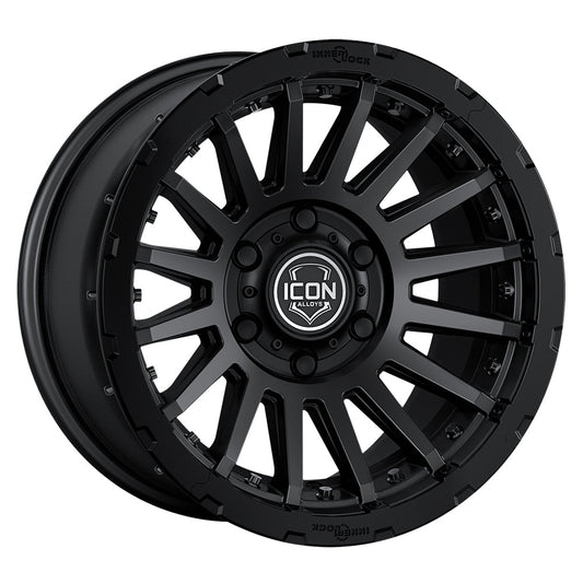ICON Alloys Recon Pro Satin Black - 18x9 / 6x5.5 / 0mm / 5in BS
