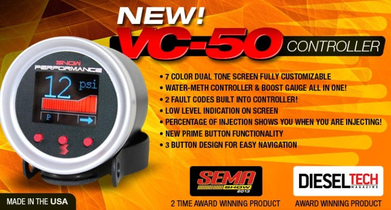 Snow Performance SNO-410-BRD for 07-17 Cummins 6.7L Stage 2 Boost Cooler Water Injection Kit (SS Braided Line & 4AN)