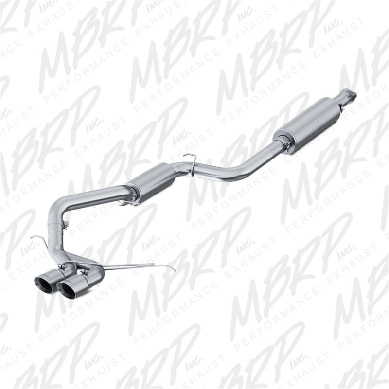 MBRP S4200AL Cat-Back Exhaust System - 2013-2018 Ford Focus ST 2.0L EcoBoost (Street) | Aluminized