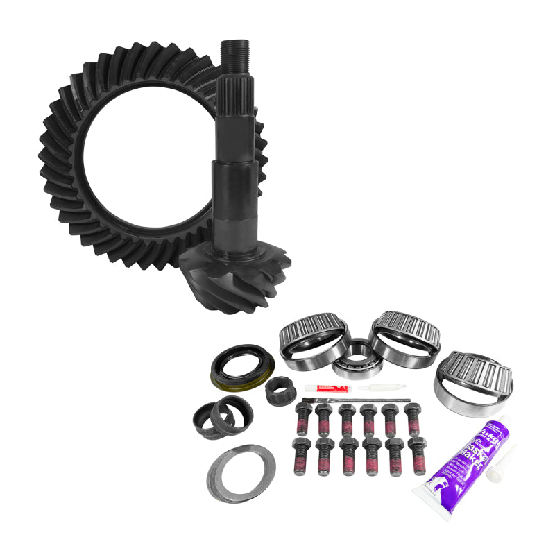 Yukon Gear & Axle YGK2106 11.5in AAM 3.73 Rear Ring & Pinion Install Kit 4.125in OD Pinion Bearing