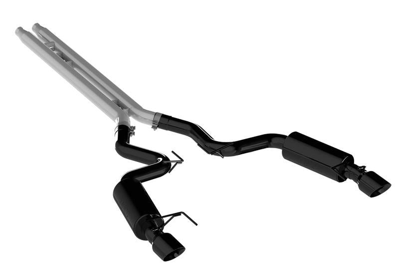 MBRP S7239BLK Cat-Back Exhaust System - 2015-2017 Ford Mustang GT 5.0L (Street) | Black Coated