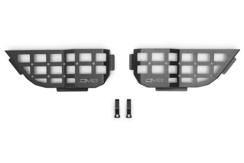 DV8 Offroad 18-20 Jeep Wrangler (JL)/Gladiator (JT) Rear Door Pocket Molle Panels - #MPJL-06