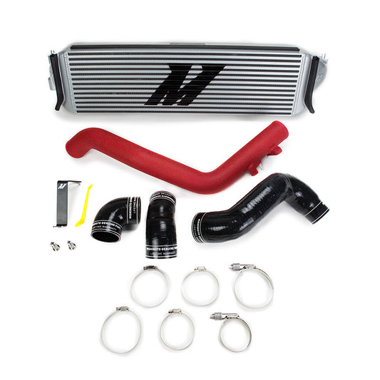 Mishimoto 2017+ Honda Civic Type R Intercooler Kit - Silver Intercooler Red Piping - #MMINT-CTR-17KSLWRD