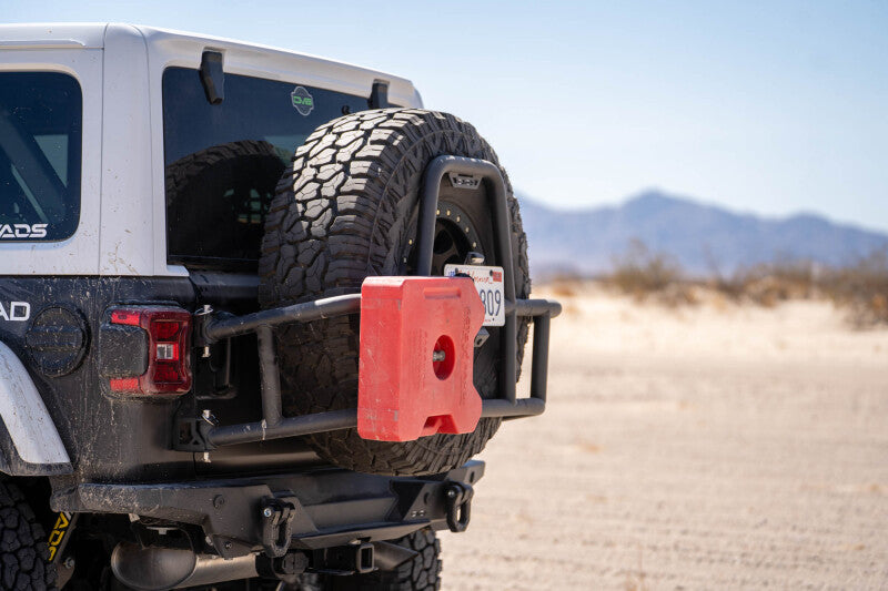 DV8 18-25 Jeep Wrangler JL Body Mounted Tire Carrier - #TCJL-14