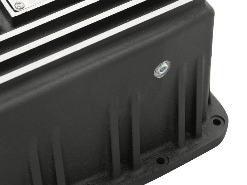 aFe Power Transmission Pan Black Machined 09-14 Ford 6R80 F-150 Trucks - #46-70172