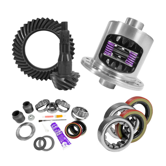 Yukon Gear & Axle YGK2091 9.75in for Ford 3.55 Rear Ring & Pinion Install Kit 34 Spline Positraction Axle Bearings
