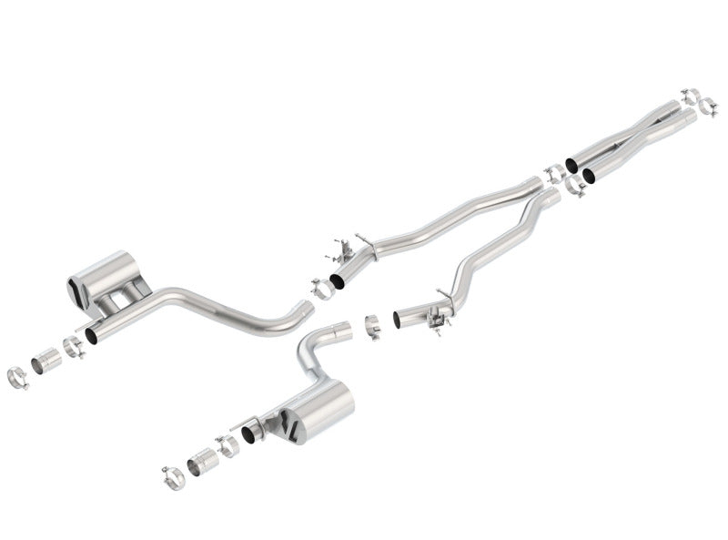 Borla 140648 15-16 Dodge Challenger Hellcat 6.2L V8 ATAK w/ Valve Simulator CB Exhaust Factory Valance - #140648