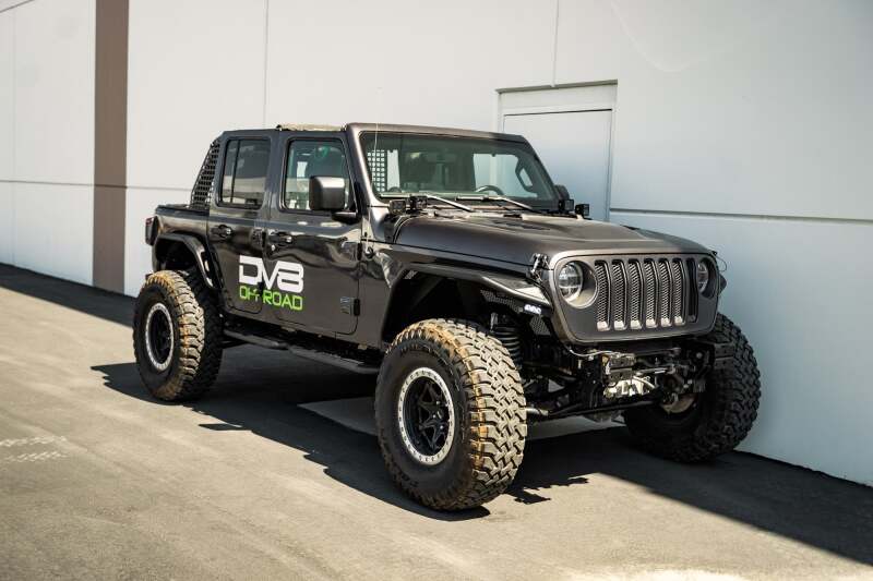 DV8 Offroad 18-23 Jeep Wrangler JL 4 Door Body/Pinch Weld Mounted Step - #SRJL-08