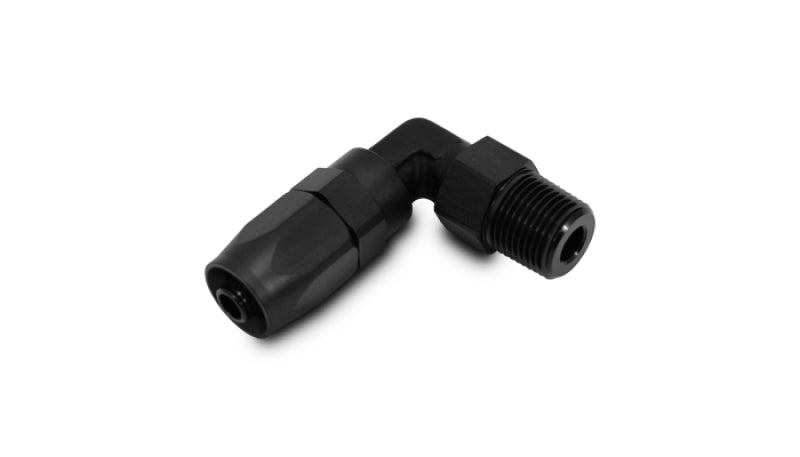 Vibrant Male NPT 90 Degree Hose End Fitting -12AN - 3/4 NPT