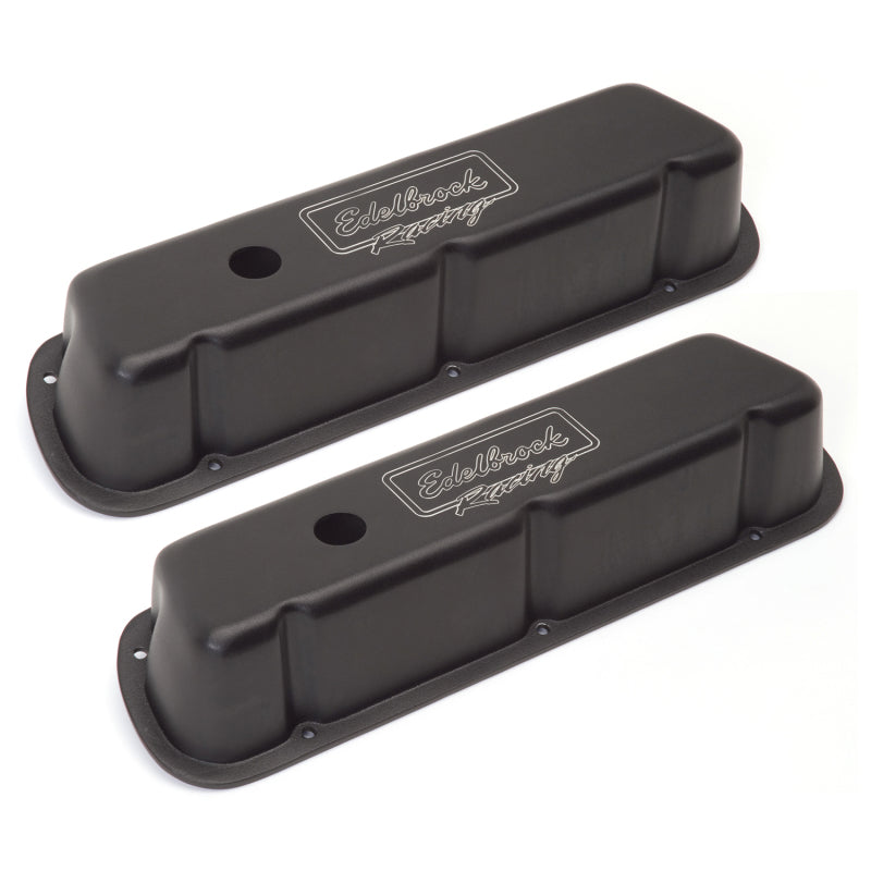 Edelbrock 41253 Valve Cover Victor Series Ford 289-302-351W CI V8 Low Black