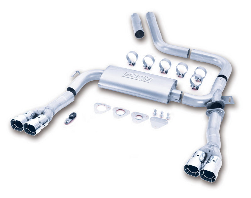 Borla 14780 98-01 CAMARO/TRANS AM 5.7L V8 AT/MT Catback Exhaust Quad Tips - #14780