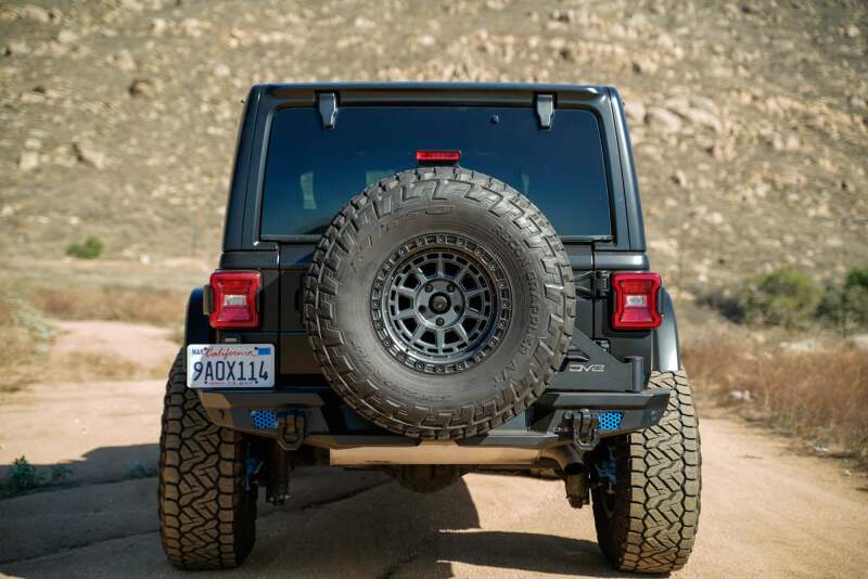 DV8 Offroad 2018 Jeep Wrangler JL MTO Series Rear Bumper w/ Optional Tire Carrier - #RBJL-13