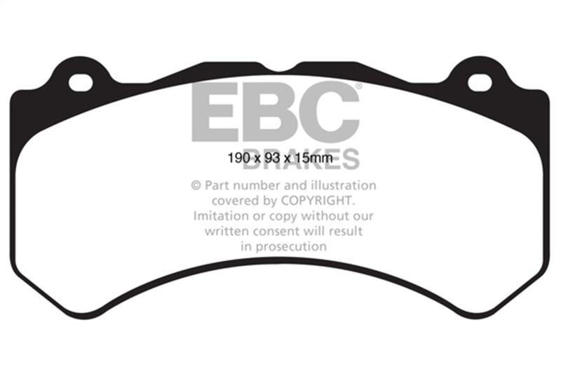 EBC Racing 16-19 Cadillac ATS-V 3.6TT SR-11 Sintered Race Front Brake Pads DP81853.15SR11