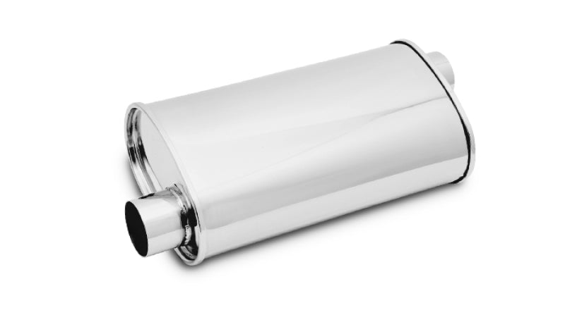Vibrant StreetPower Oval Muffler 5in x 9in x 15in - 2.25in inlet/outlet
