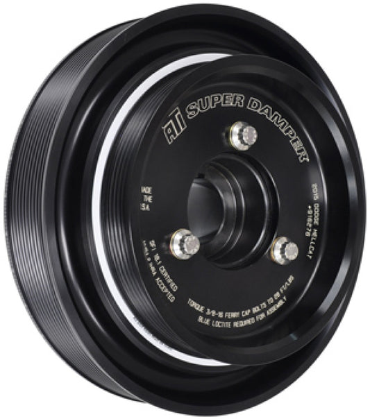 ATI Performance Products 917469 Super Damper Harmonic Balancer 6.78 in Aluminum Dual 4 Groove 7% Overdrive for 2003-2009 Dodge Neon SRT-4 / Chrysler PT Cruiser Turbo