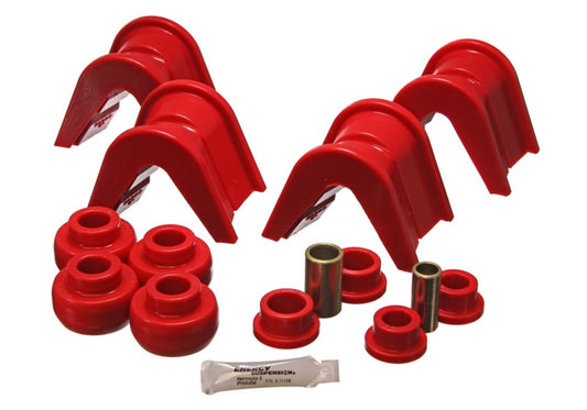 Energy Suspension for 1976-1977 Bronco Red 4 Deg Comp 14 Pc C-Bushing Set 4.7105R