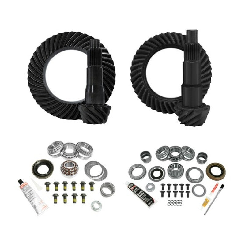 Yukon Gear & Axle YGK075 Gear & Install Kit Package For Jeep JL Non-Rubicon with D30 FR & D35 RR in a 5.13 Ratio