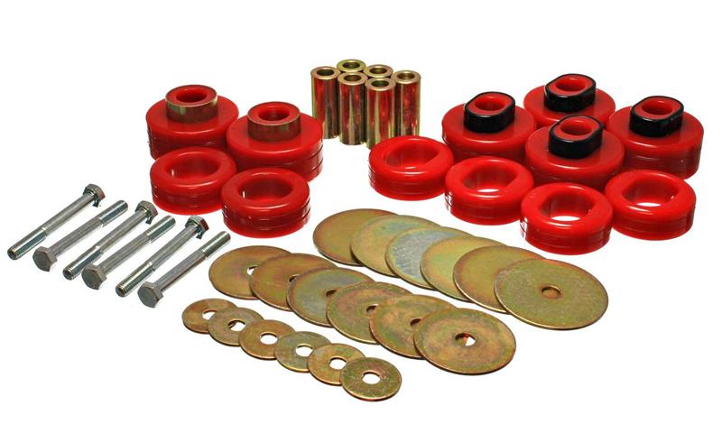 Energy Suspension for Ford Rear Subframe Bushing Set - Red 4.4116R