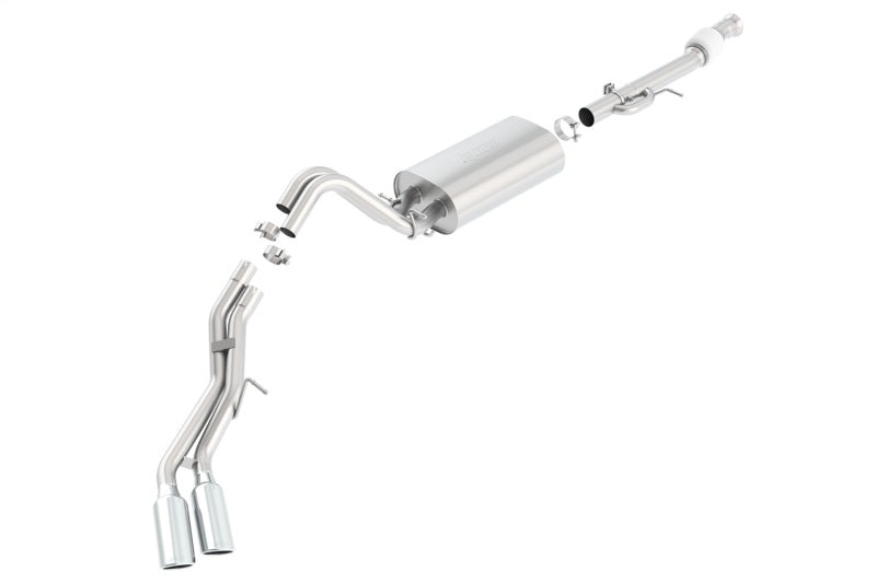 Borla 140560 15-16 Cadillac Escalade ESV 6.2L Auto Trans Dual Round Rolled Truck Side Exit Catback Exhaust - #140560