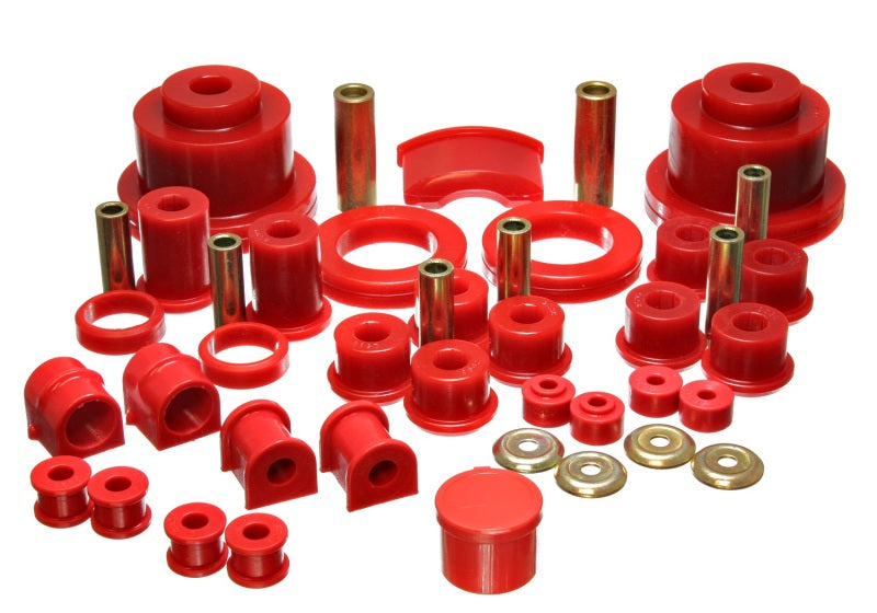Energy Suspension for 04 Pontiac GTO Red Hyper-Flex Master Bushing Set 3.18134R