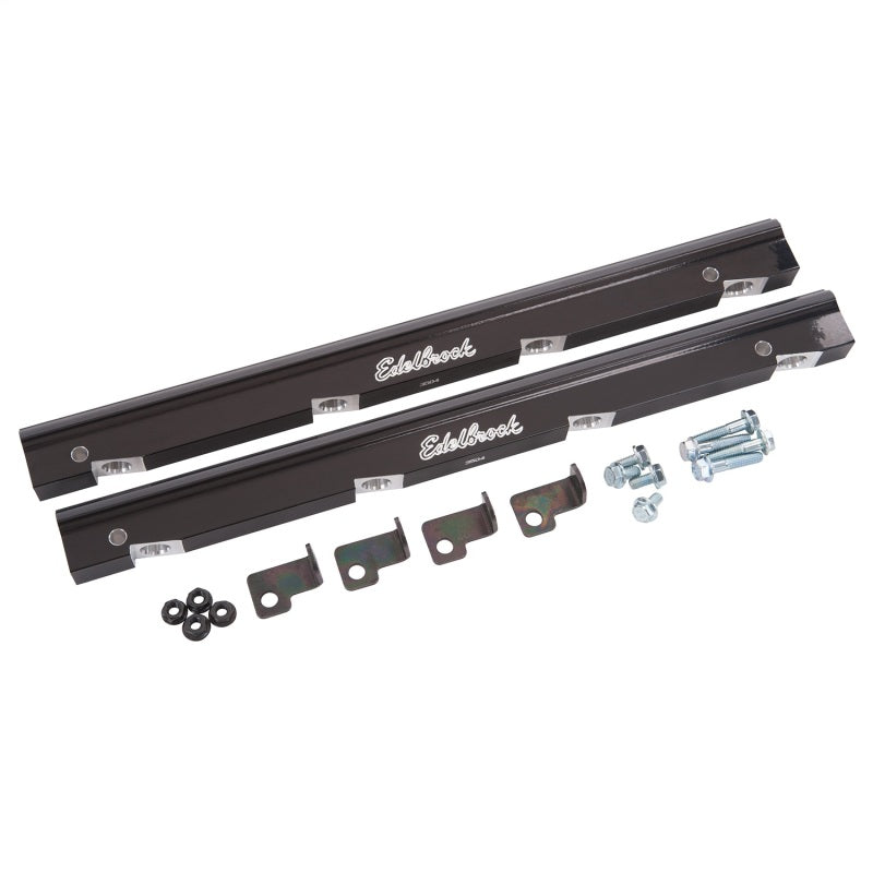 Edelbrock 3504 Fuel Rail Kit for Holden Vn 75945 Anodized Black -6 An