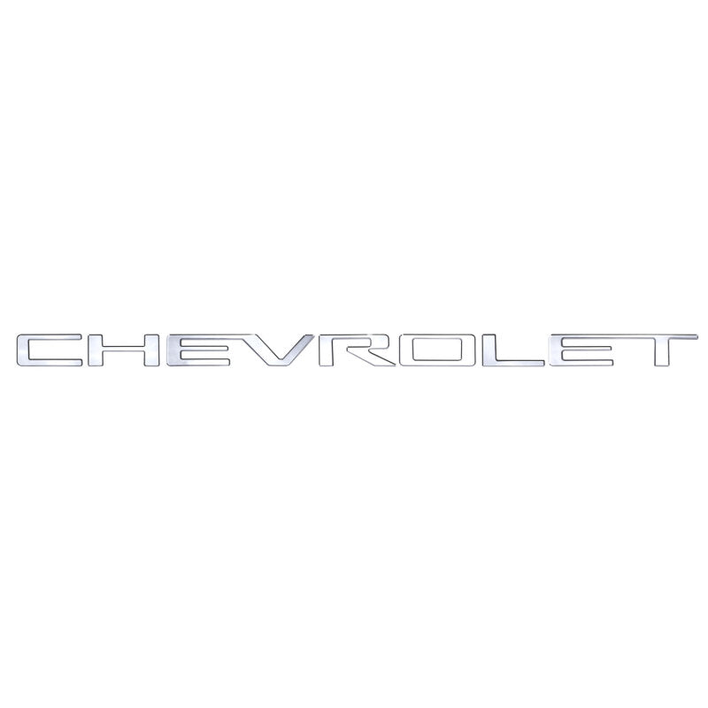 Putco for 2020 Chevrolet Silverado 2500/3500 - SS Tailgate Letters CHEVROLET - Stamped Version Chevrolet Letters