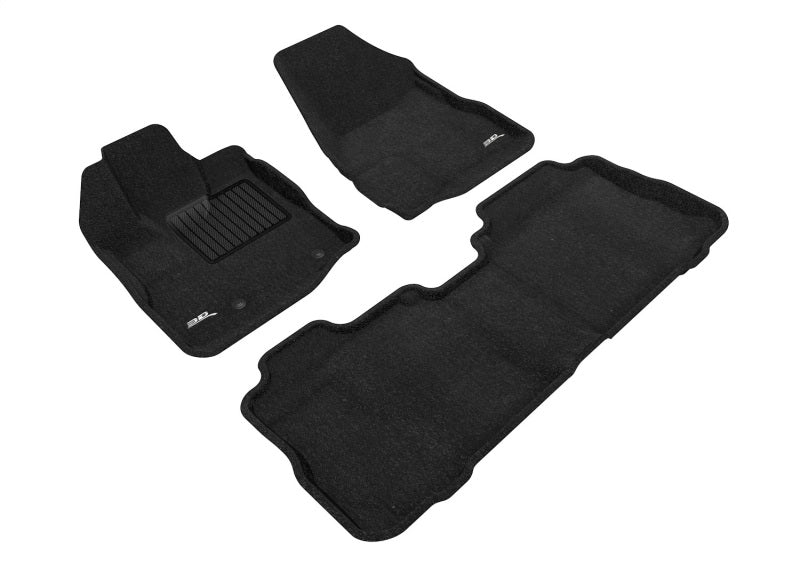 3D MAXpider Elegant Front & Rear Floor Mats for 2010-2017 GMC Terrain