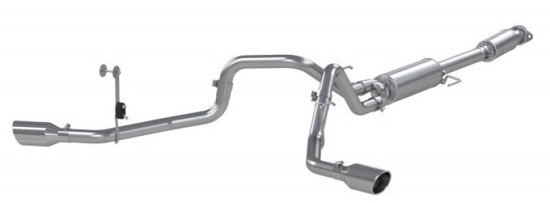 MBRP F-150/3in Cat Back 2.5in Dual Split Exit T409 Exhaust